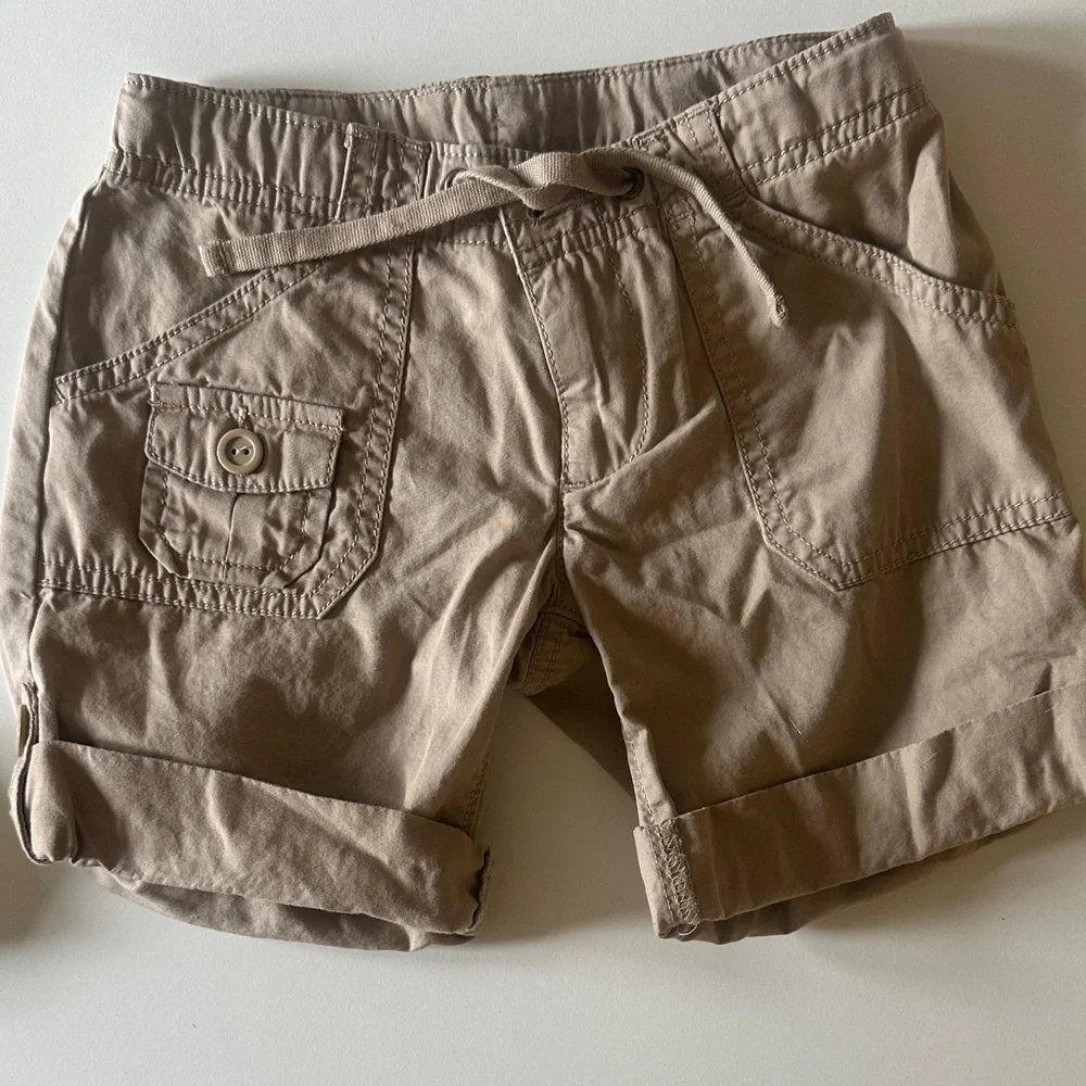 Bundle - GAP Kids Shorts Trio - Pink, Green Plaid, Tan